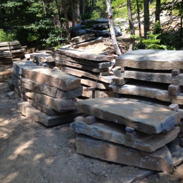 nh granite slab pile