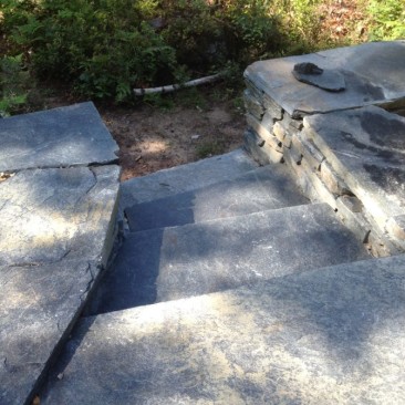 stone granite stairs